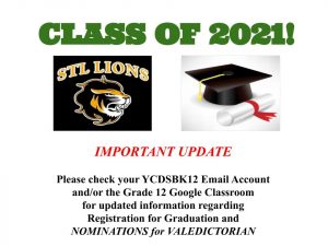 Graduation 2021 – Registration Information